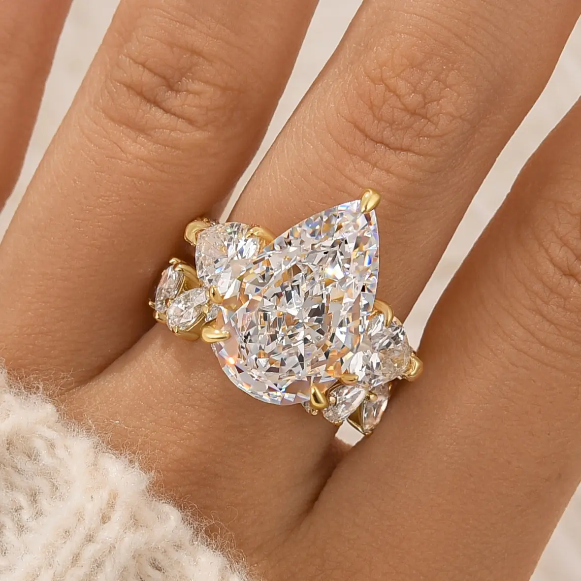 Yellow Gold Ring Set