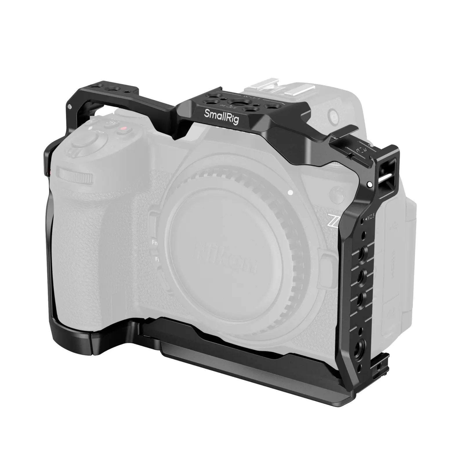 SmallRig Camera Housing for Nikon Z6 III (4519), Aluminum Alloy Full Camera Cage with Anti-Twist Design, Arca-Swiss Quick Release Plate, Gimbal QD Mount, Side Handle Ready, 1/4"-20 Threaded Holes, Built-In Wrist Strap Slot, Full Cage