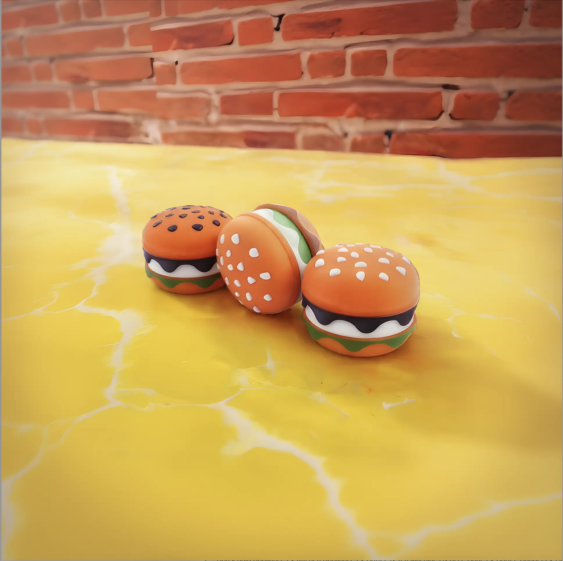 Burger Bite coffee bean Grinder, Cool grinder, gift for stoner