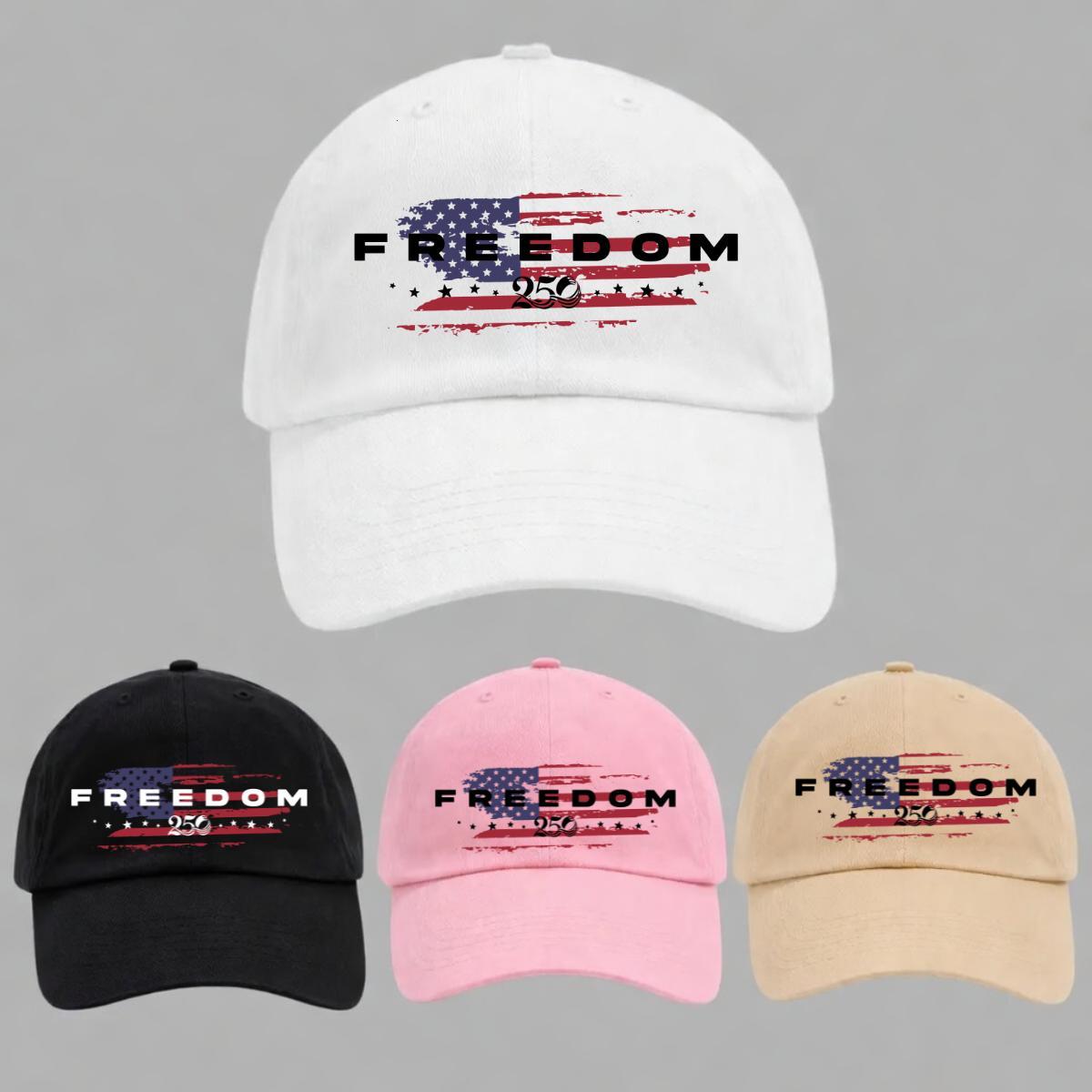 Freedom 250th Anniversary USA Cap | 1776-2026 Patriotic American Flag Baseball Hat | Adjustable Unisex Casual Cotton Dad Hat | Semiquincentennial Celebration Gear