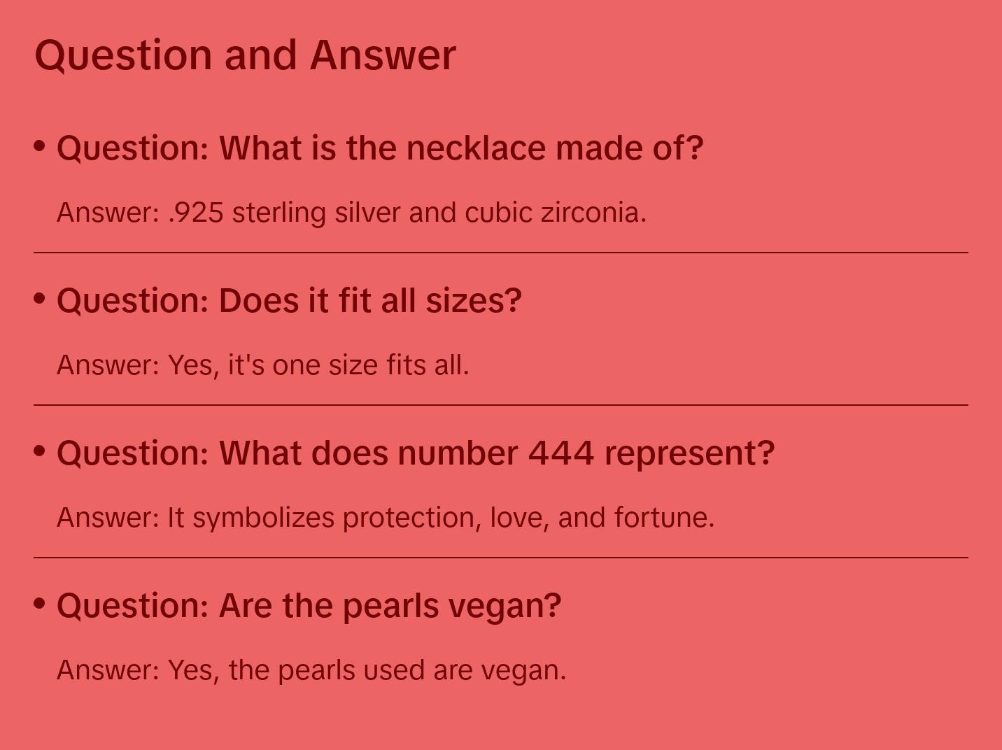 ANGEL NUMBER NECKLACES