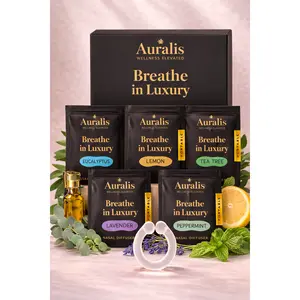 Auralis Discovery Set – 5 Nasal Diffuser Rings aromatherapy
