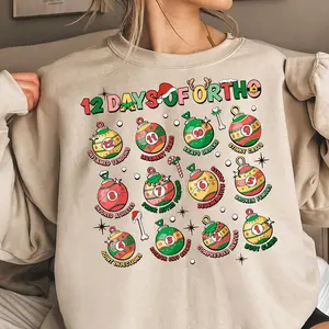 Sonographer Christmas Shirt 12 Days Of Sonography Festive Ultrasound Tee