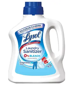 Laundry Sanitizer Additive, Bacteria-Causing Laundry Odor Eliminator, 0% Bleach Laundry Sanitizer, color, , 90 Fl Oz Crisp Linen Household Pack