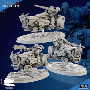 Sidereum Knights - Grav Bike Squadron - Ghamak
