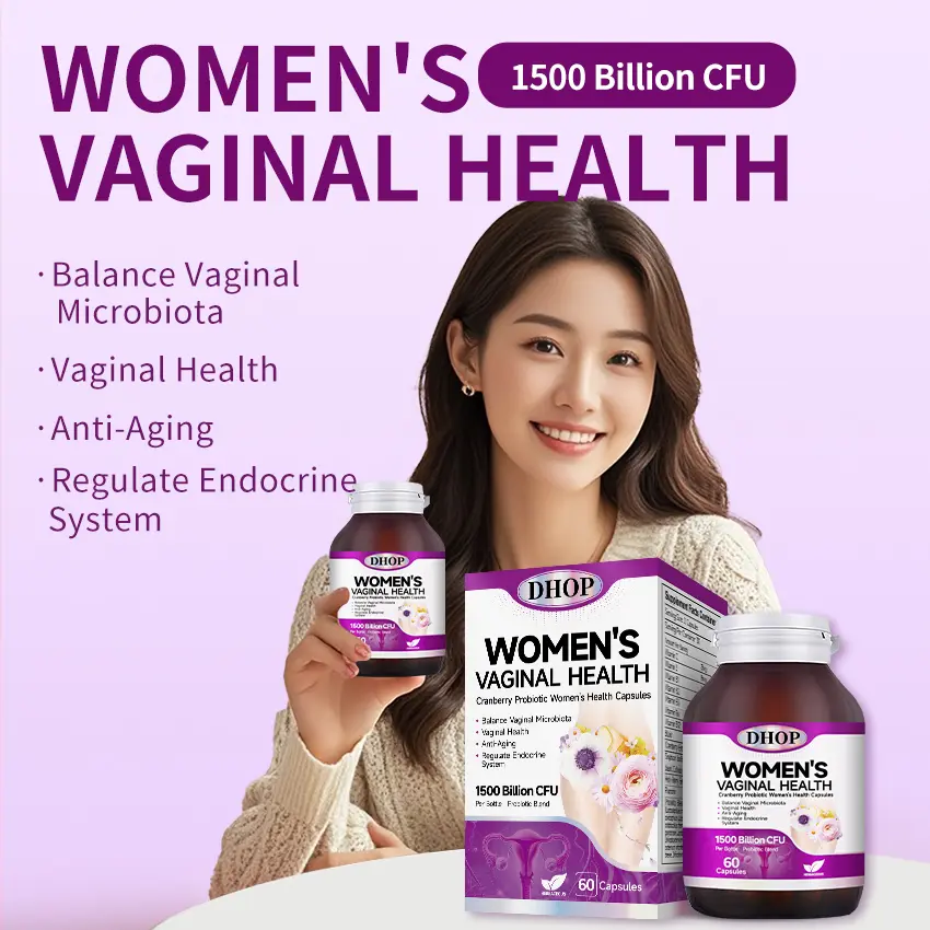 1500 Billion CFU Women Probiotic Capsules, Cranberry Feminine Intimate Daily Wellness Support