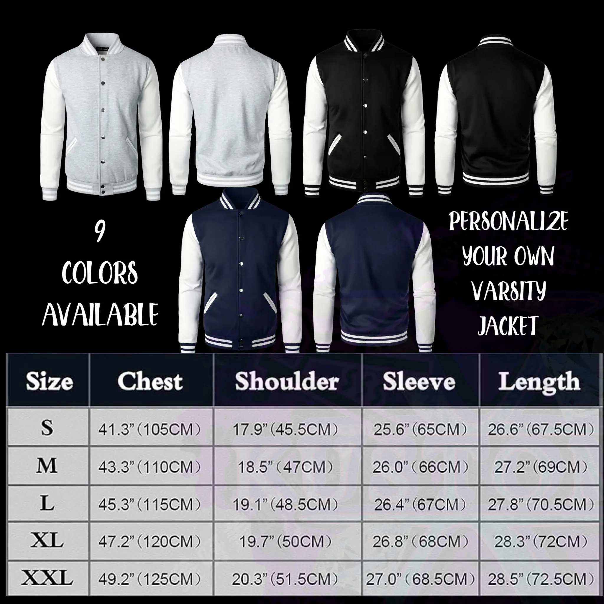 Plain Cotton Polyester Unisex Letterman Varsity Jacket Polyester Polyester Cotton Polyester