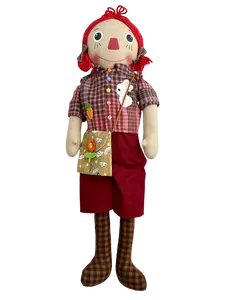 Jimmy Handmade Fabric Doll – Artisan Craftsmanship & Stylish Decorative Accent DIY Creative