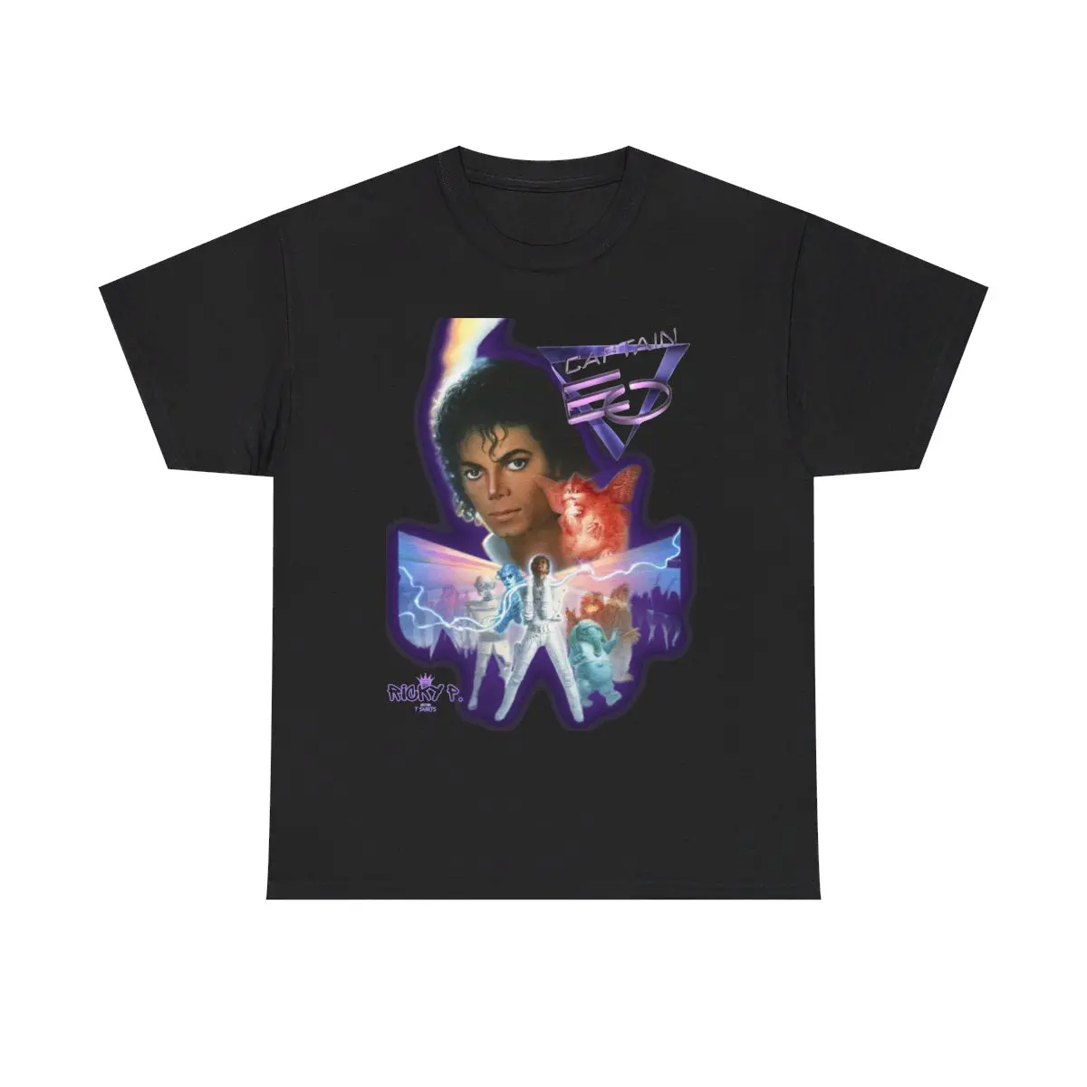 Michael Jackson Captain EO 1986 Musical T Shirt Unisex Heavy