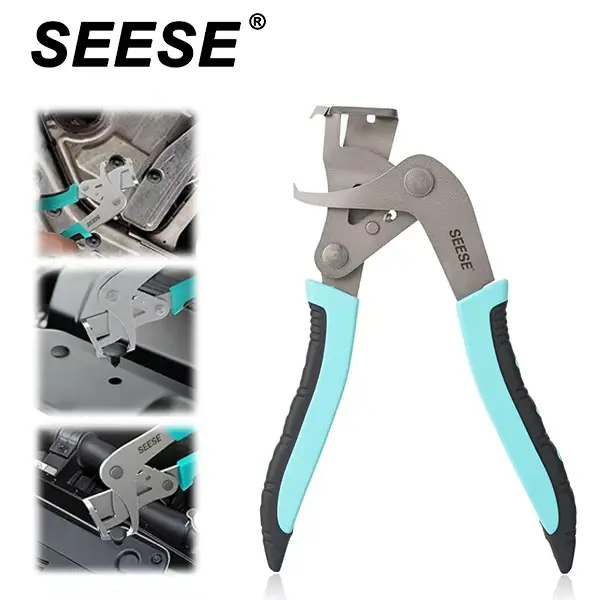SEESE Auto Fastener Clip Removal Pliers- Heavy-Duty Metal Quick-Release Tool,  Efficient Multi-Functional Car Repair Stuff,Easy to Without Damage Remove Fasteners Clips Buckles and Rivets