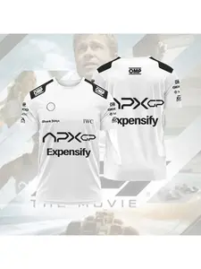 2025 New Brad Pitt F1 men's and women's movie T-shirt, outdoor sports, Casual Activewear, comfortable shirt, 3D printed, quick-drying