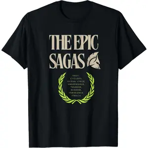 The Epic Sagas Gift Unisex T-Shirt, Ladies T-Shirt, Sweatshirt, Hoodie (S-3XL)