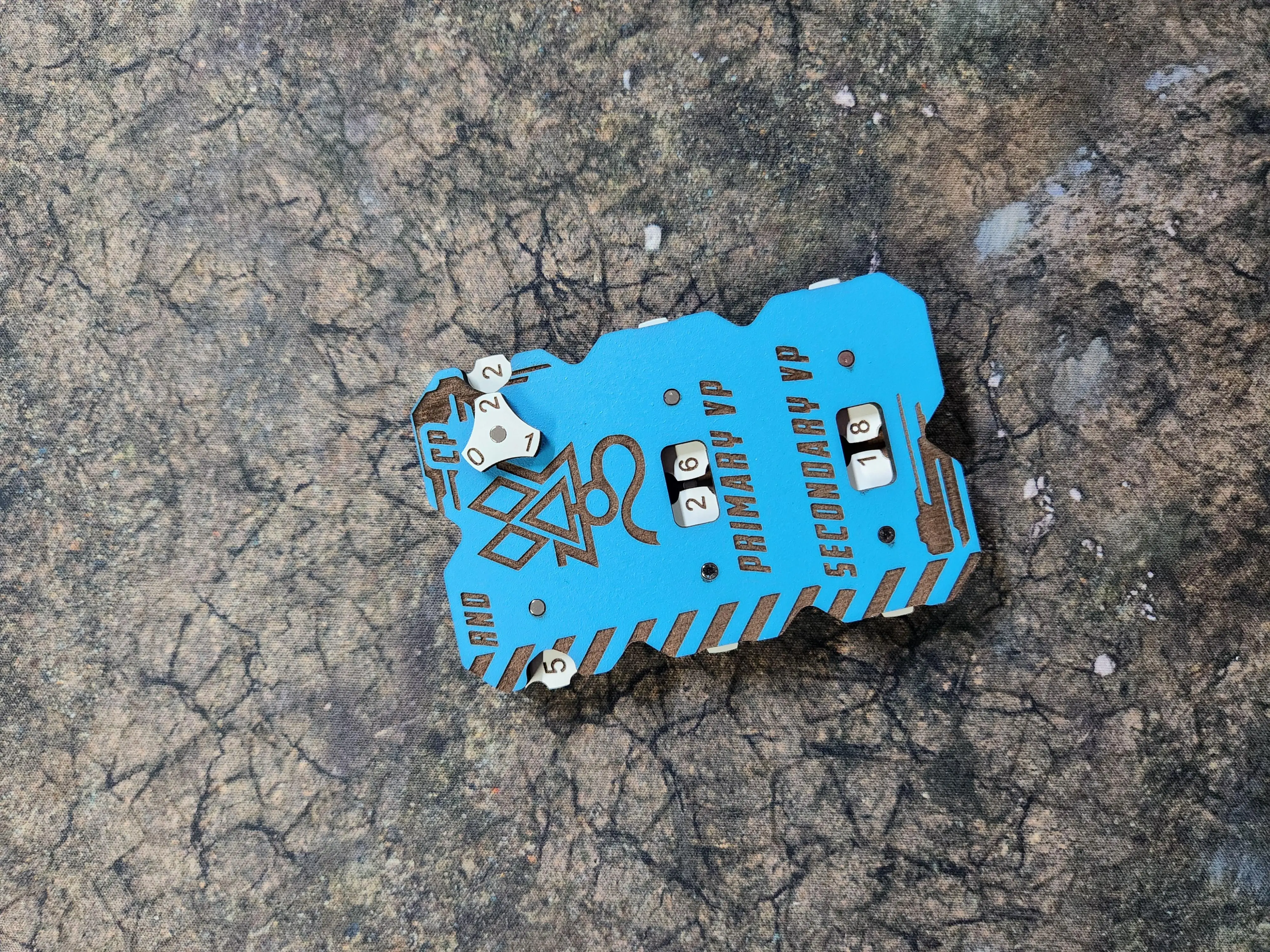 Infinity Space Elves Handheld Combat Tracker used for Warhammer40K