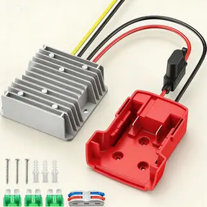 High-Power 18V to 12V Step-Down Converter, DC 12V 20A 240W Voltage Regulator Reducer, for DIY Projects LED Light Power Supply, Heavy Duty Waterproof Circuit Module, Compatible with Power Wheels Golf Carts RC Models