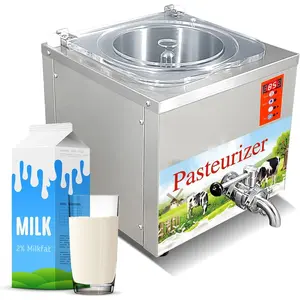 Kolice Commercial Gelato ice Cream Mix Pasteurizer, Milk/Juice Pasteurization Machine, Pasteurizer, Sterilization Dairy Equipment, tabletop design-14L