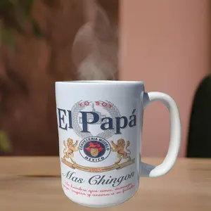 El Papa,El Abuelo, El Tio, El Padrino, Coffee mug. Drinkware Reuse Reusable Tumbler Drink Washable  Cup ceramic Stylish, Gifts For Dad, Dad Gifts