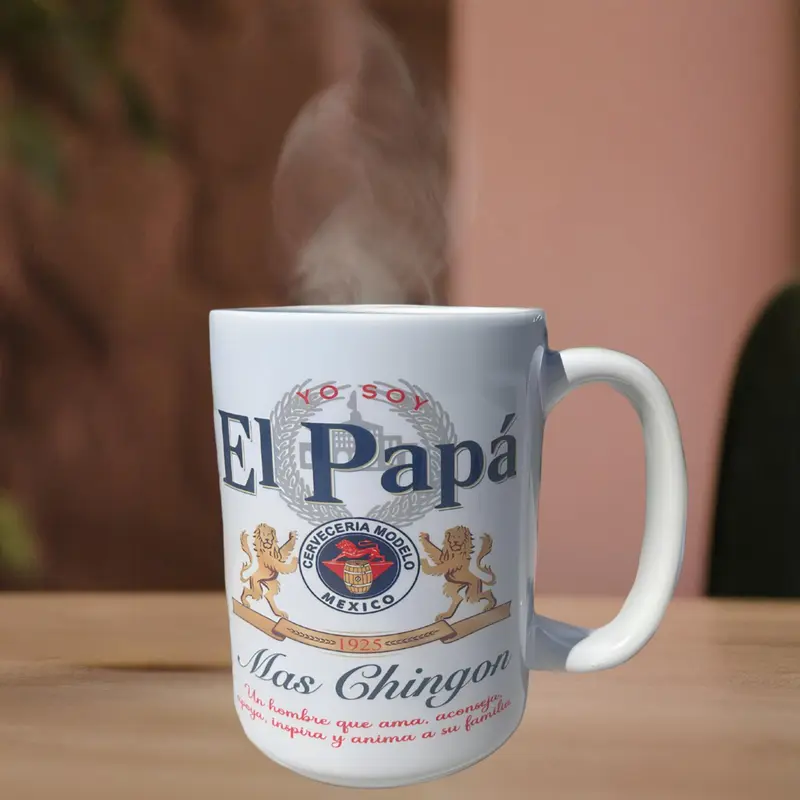 El Papa,El Abuelo, El Tio, El Padrino, Coffee mug. Drinkware Reuse Reusable Tumbler Drink Washable  Cup ceramic Stylish, Gifts For Dad, Dad Gifts