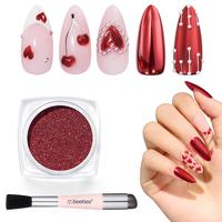 Red Chrome Nail Powder