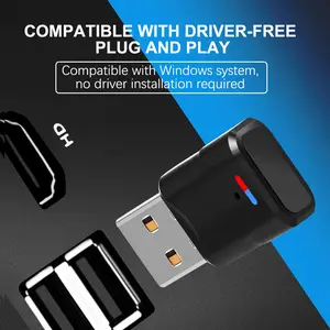 Bluetooth 5.3 Wireless Audio Transmitter for PS5 PS4 TV PC bluetooth Headset Bluetooth Audio Adapter Driver-free/Plug and Play