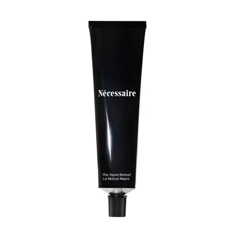Nécessaire The Hand Retinol. Anti-Age Repair Serum. For Crepiness, Wrinkles, Spots, Brittle Cuticles. 0.25% Pure Retinol. 5% AHA. Dermatologist-Tested. Hypoallergenic. Non-Comedogenic.