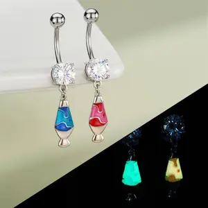 Oufer X Roly West Glow-in-the-Dark Night Lamp Belly Ring