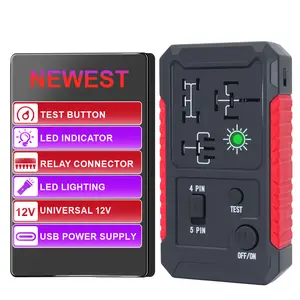12V High-Speed Relay Tester! Type C Port LED Lighting Automotive Electronic Checker Car Relay Tester