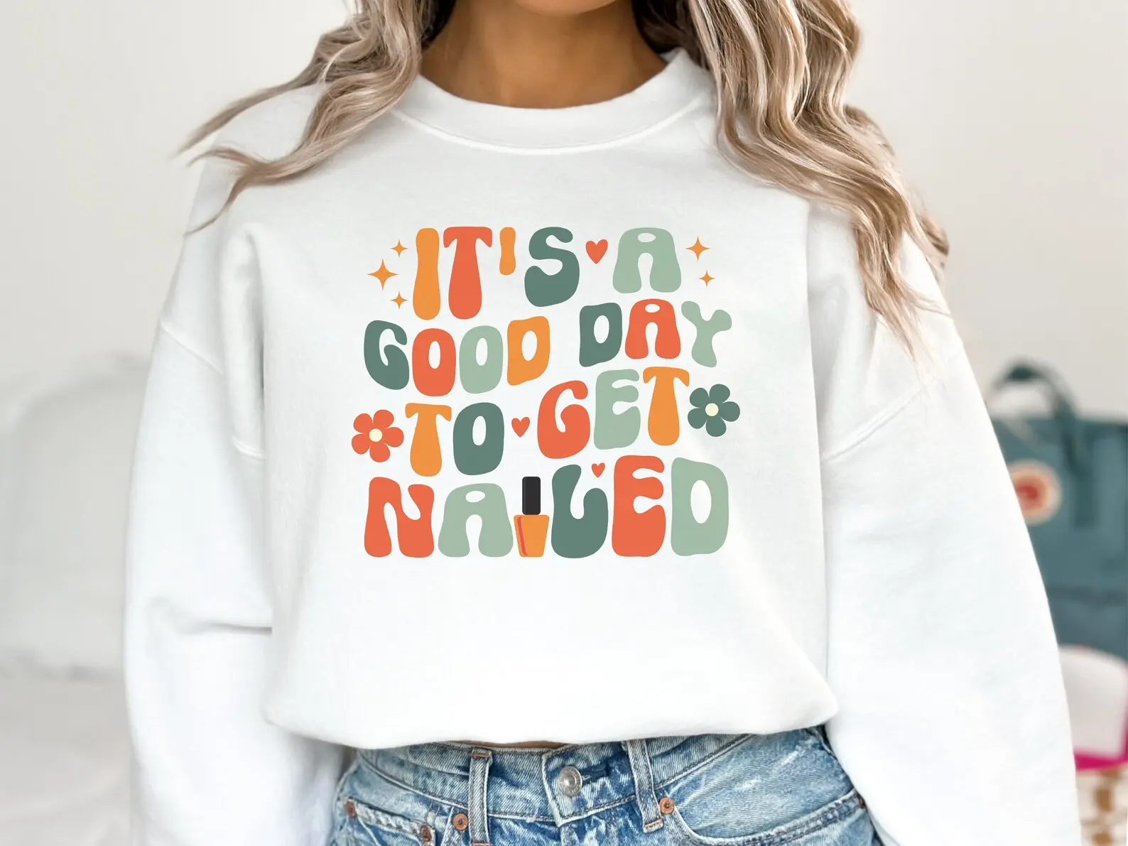 It's A Good Day To Get Nailed Shirt Nail Artist Gift For Manicurist Funny Nail Tech Tee Unisex Crewneck T-Shirt Sweatshirt Hoodie