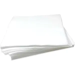 No Show Mesh Machine Embroidery Stabilizer White Invisible Cut  Medium Weight 8" x 8" 100 count for 4x4 Hoops