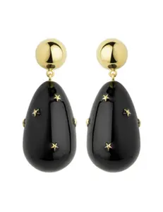 Fleur de Camélia Star Pendant Drop Earrings-SALE