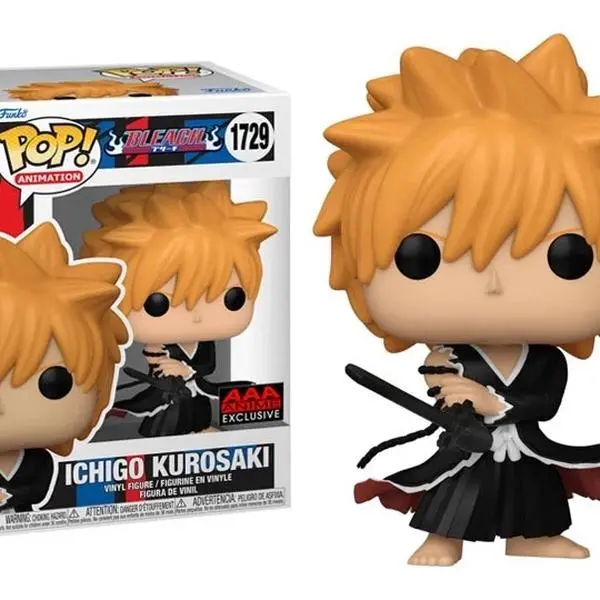 Funko Pop! Bleach Ichigo Kurosaki Vinyl Figure #1729 Funko Pop! Bleach Ichigo Kurosaki Vinyl Figure #1729