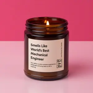 Smells Like World's Best Mechanical Engineer Soy Candle Mechanical Engineer Gift, Gift for Mechanical Engineer, Future Mechanical Engineer