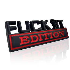 It Edition Emblem  Car Exterior Emblems Badge 3d Sticker Decal Fuck-it Fender Truck Replacement Fit For All Cars