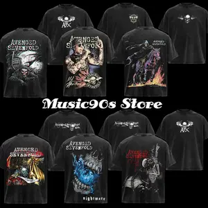 [Collection] ReTro Avenged Sevenfold Band T-Shirt , A7X T-shirt , Rock Band Shirt , Washed Oversized T-Shirt , Rock Band Shirt, Retro Music Tee, Rock Music Lover Shirt, Vintage Band Shirts Casual Fabric Fit Top , Top Men's and Women's Clothing