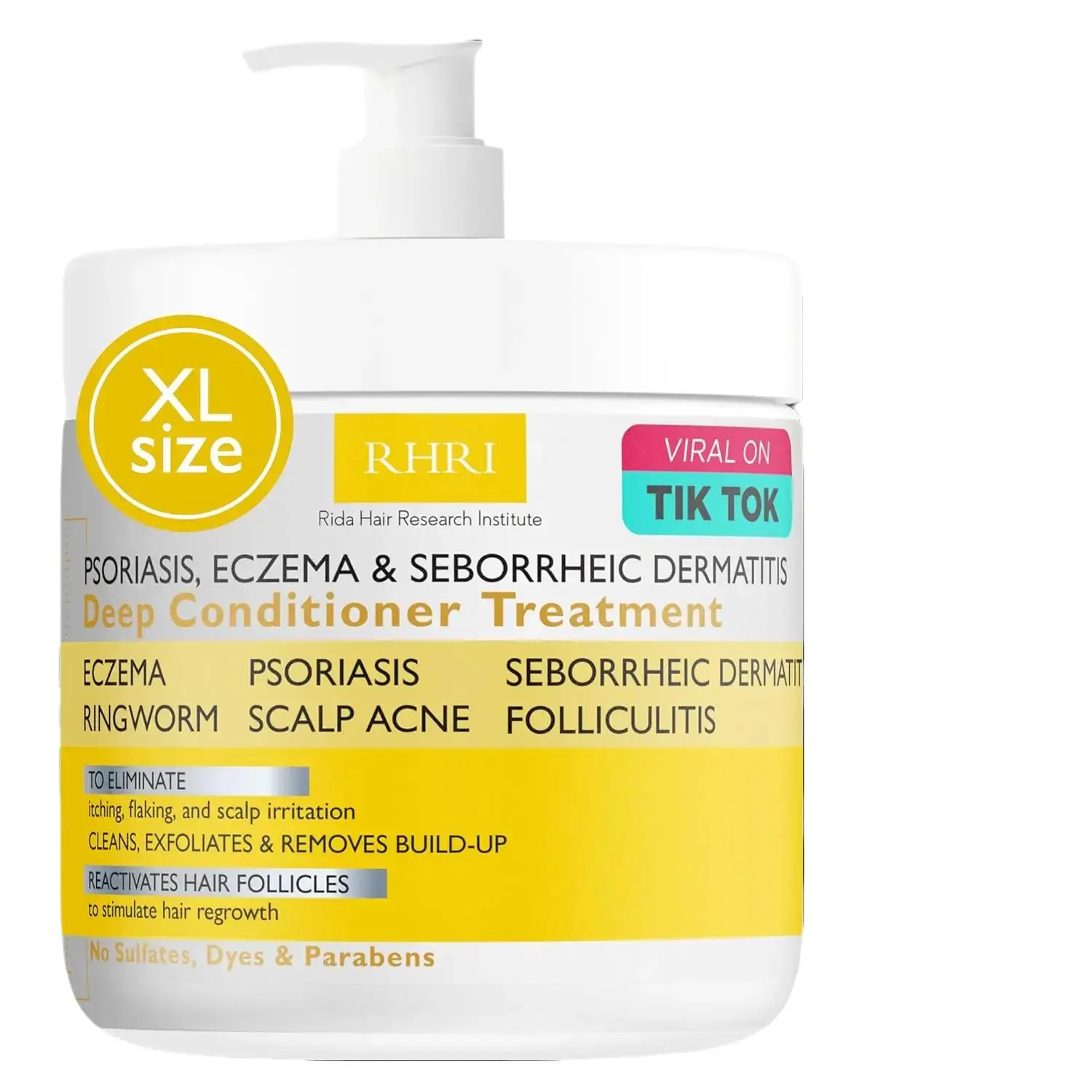 Anti Fungal Psoriasis Conditioner for Psoriasis, Eczema & Seborrheic Dermatitis | with DHT Blockers, Mineral Complex & Tea Tree Oil | Soothes Dry Itchy Scalp & Supports Hair Growth for Men & Women