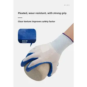 Extra Thick Wear-Resistant Work Gloves 12 Pairs for Construction Sites and Backyard Use