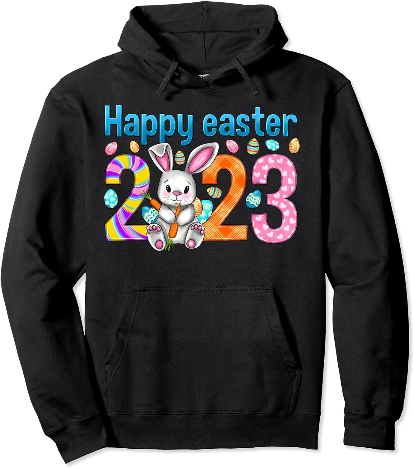 Happy Easter Bunny Spring Easter Egg Hunt Easter Women Girl Pullover Hoodie - Josephroycos Shop 53B0BZD4CC46