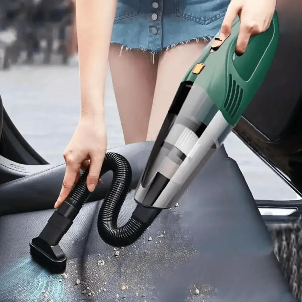 Handheld Car Vacuum Cleaner, 1 Count Wireless High-power Vacuum Cleaner, Strong Suction Portable Vacuum Cleaner for Cars & Home Use
