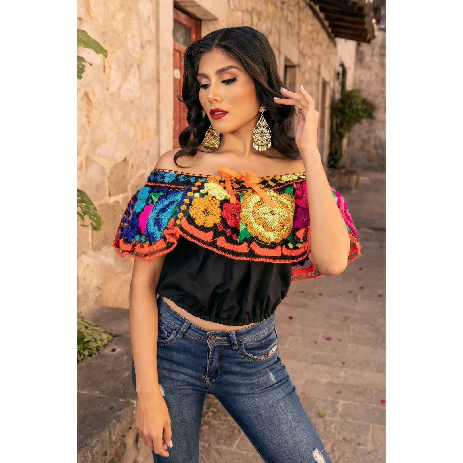 Chiapaneco Crop Top