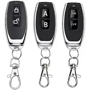 Remote Control 433mhz for Garage Door Remote and LED Light Remote, Electric Car Remote, 1527 Learning Code, Lithium Button Cell Battery