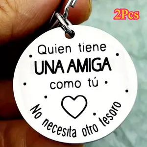 2Pcs Best Friends Keychain for Friends, Friendship Gifts Walletchain