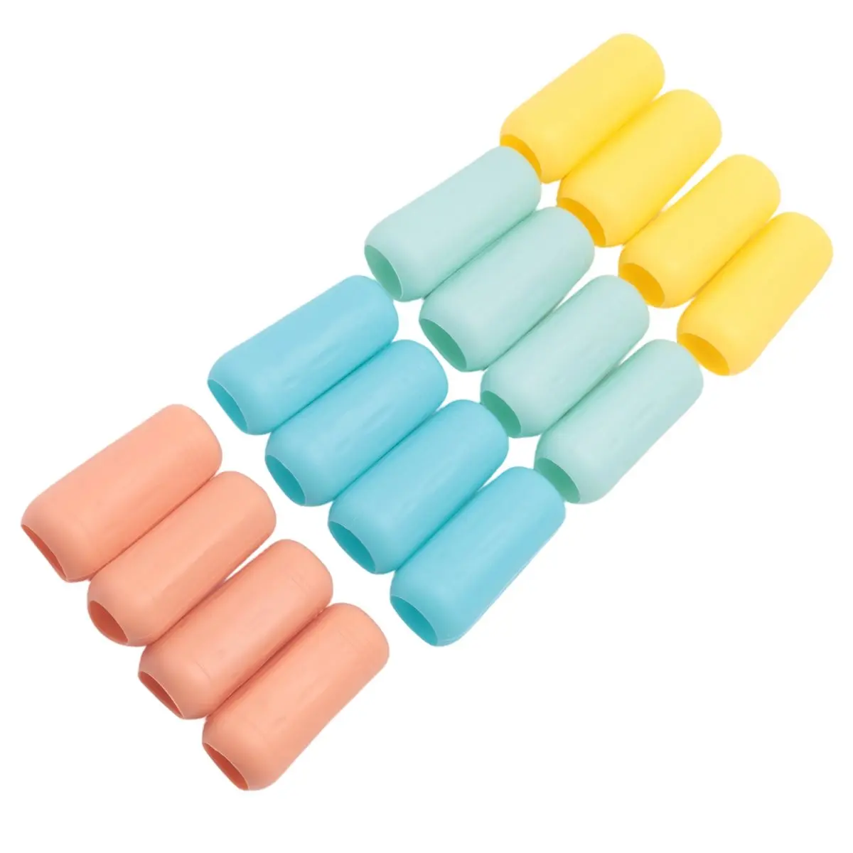 16pcs Silicone Bottle Covers,Travel Essential for Women, Luggage Travel Size Toiletries,Elastic Sleeve for Leak Proofing