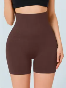 Women's Shapewear Shorts, High Waisted Shaper, Seamless Smooth Design, Basic Dual Layer Compression, Tighten Waist & Hip, All Seasons Casual Wear, Body Shaper Shorts