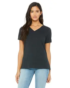 BELLA + CANVAS 6415 Women's Relaxed Triblend Short Sleeve V-Neck Tee