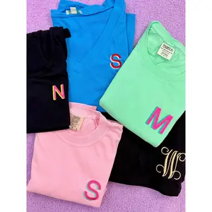 Blooper Initial Tees & Tanks - Stitched