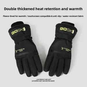 Unisex Snowboard Gloves - Touchscreen Ski Gloves with Thermal Lining, Wrist Support & Water-Resistant Design