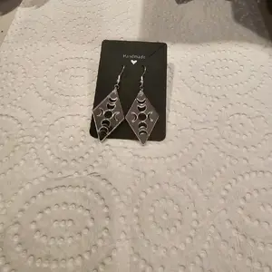 Acrylic Moon Phase Earrings