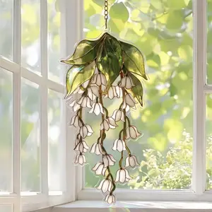 Acrylic Lily Of The Valley Suncatcher, Acrylic Wildflower Window Hanging Decor, Floral Acrylic Ornament, Botanical Garden Sun Catcher, Spring Home Decor, Birth Flower Gift For Mom, Gift For Her