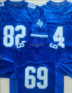 Football Jersey Charlie Tweeder 82 Billy Bob 69 Varsity Moxon 4 Varsity Blues Movie West Canaan Coyotes Stitched