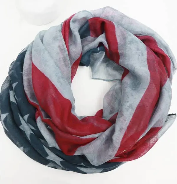 American Flag Scarf