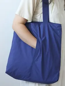 Japanese Style Waterproof Nylon Hobo Bag, Large Capacity Multi-Pocket Design, Shoulder Handbag for Commuting, School, Travel, Gym